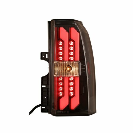 Winjet Led Tail Light - Glossy Black / Clear CTWJ-0437-GBC